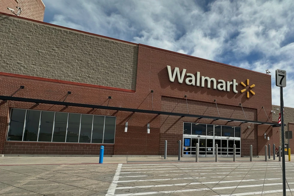 A Walmart store is shown A Walmart store is shown